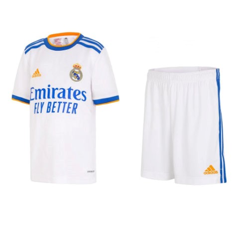 Maillot Football Real Madrid Domicile Enfant 2021-22 Blanc